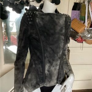 GRACIA FASHION denim and studs